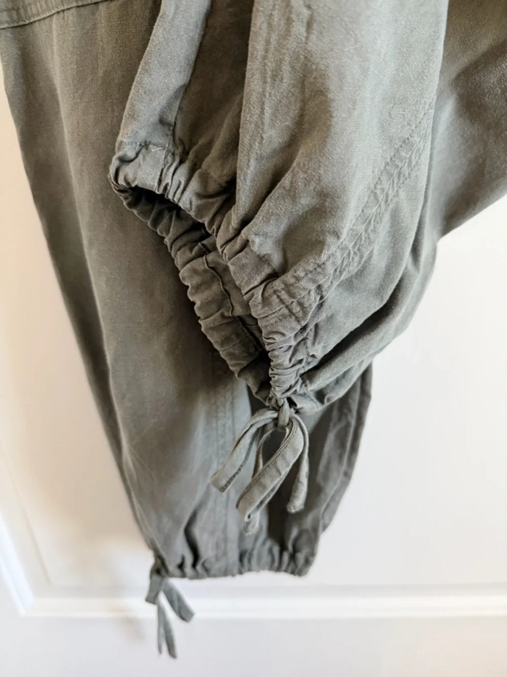 Splendid Olive Green Cargo Drawstring Pants